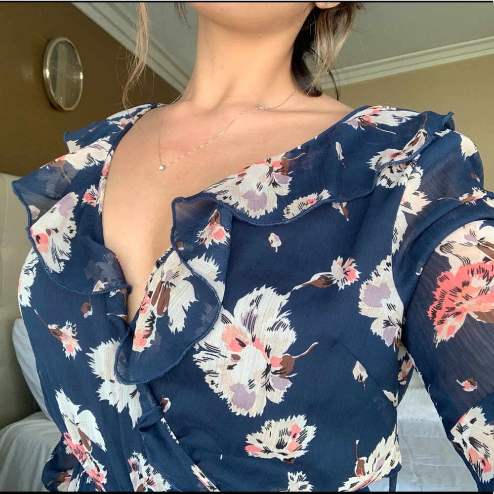 Spring Summer Floral Romper